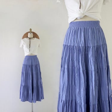 tiered cornflower skirt 28-32 