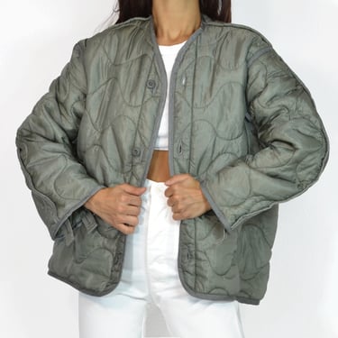 Vintage Quilted Liner Jacket, M 