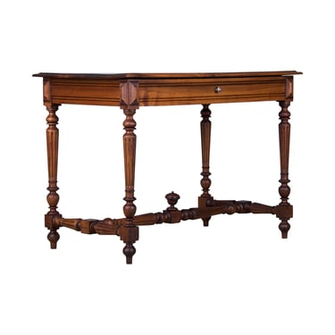 Antique French Louis XVI Style Walnut Writing Desk 