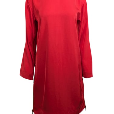 Marc by Marc Jacobs - Red Side Zipper Detail Dress Sz M