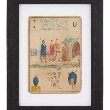 Antique French Tarot Card