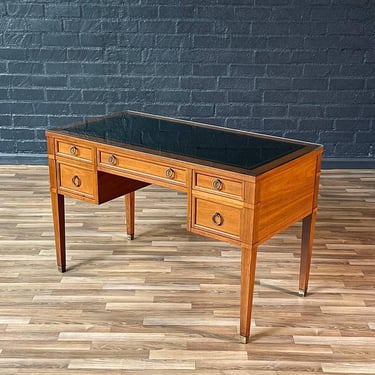 Mid-Century Modern Desk w/ Leather Top by Milling Road, c.1960’s 