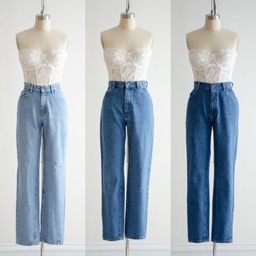 straight leg jeans 90s vintage Lee high waisted relaxed fit mom jeans 