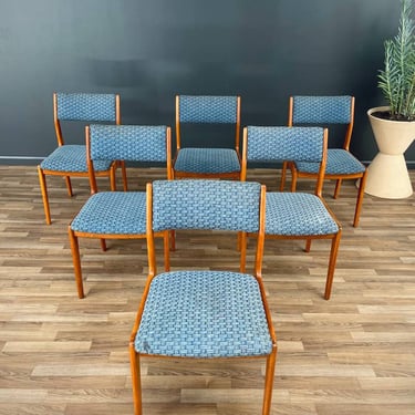 Set of 6 Mid-Century Danish Modern Teak Dining Chairs, c.1960’s 