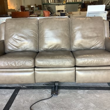 Genuine Leather Powered Sofa