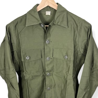 Vintage 1960s Women's OG-107 US Army Utility Shirt / Jacket