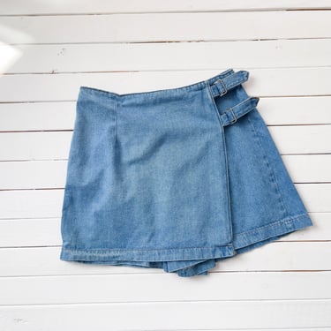 high waisted shorts | 90s y2k vintage jean shorts skort wrap skirt tennis skirt 