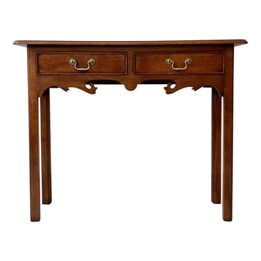 Diminutive Cherry & Mahogany Chippendale Style Console Table 