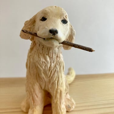 Custom Ceramic Dog Figurine | Hand-painted and Sculpted Pet Dog Statue | Personalized Dog Portrait | Customized One-of-a-kind Cake Topper 