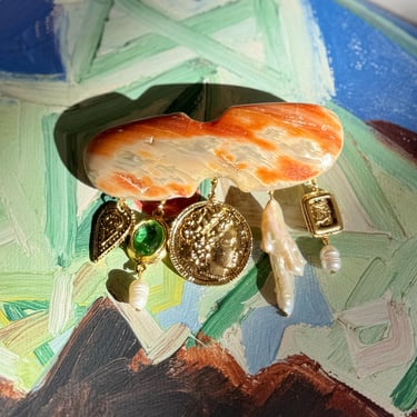 Charm party barrette 