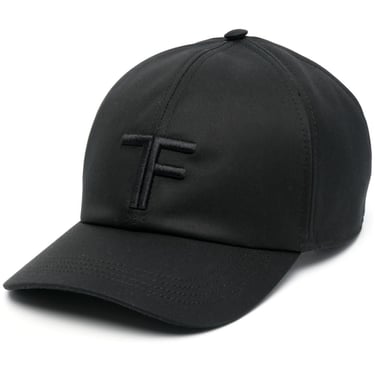 Tom Ford Men Canvas And Leather Cap