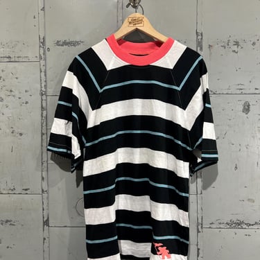 M 80s Gotcha striped tshirt surfing brand new with tags deadstock 