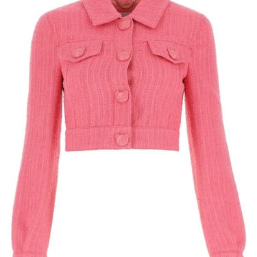 Moschino Women Pink Boucle Jacket