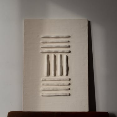 Wabi Sabi Wall Art, japandi painting, abstract minimal art, textured 3d plaster wall art, hygge scandi, boho home, modern natural earth art 