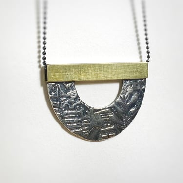 Small Hanging Crescent Necklace