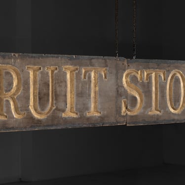 “Fruit Stores” Sign