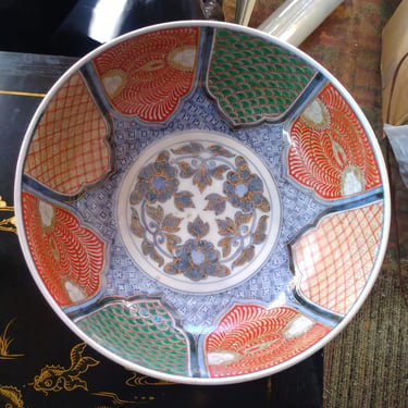 VINTAGE Imari Bowl, Japanese Hand Painted Bowl, Japanese Pottery, Home Decor 