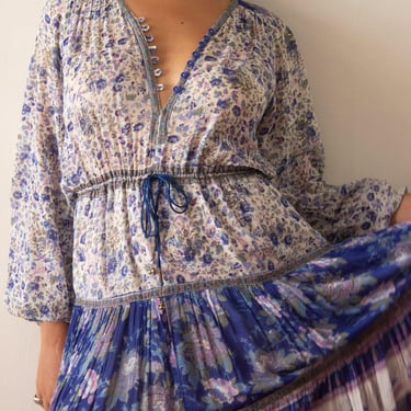 1970s Softest Indian Cotton Dress 