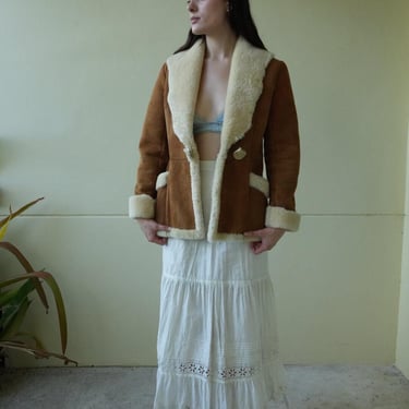 1970s Shearling Coat / Gorgeous Seventies Penny Lane Jacket 