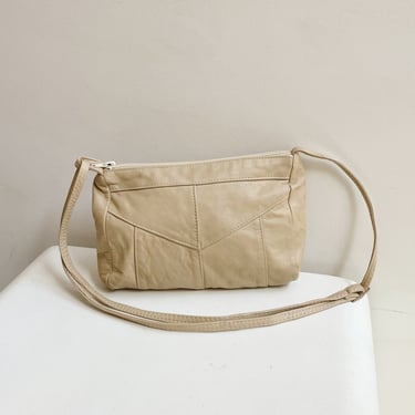 Latte Soft Leather Crossbody