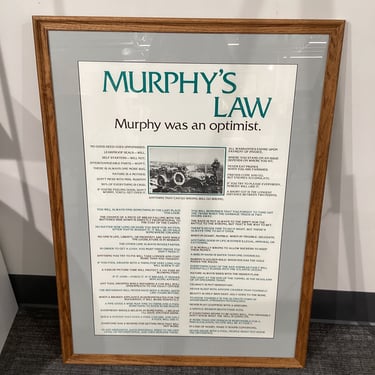 Murphy’s Law