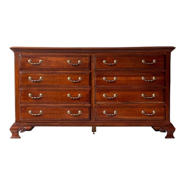 Drexel Heritage Dover Square Cherry Eight Drawer Tall Dresser 