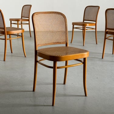 Original Thonet Bentwood 'Prague' Chair or No.811 Chair by Josef Hoffman, 1970s 