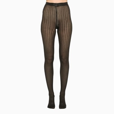 Prada Black Lurex Prada Holiday Tights Women