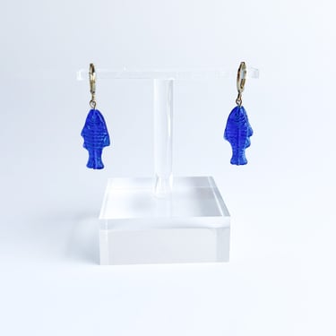 Blue Sardine Earrings