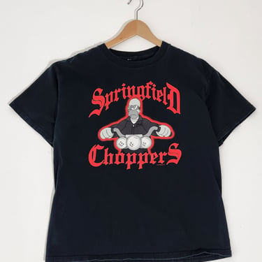 Vintage 2000s Homer Simpson Springfield Choopers T-Shirt Sz. L
