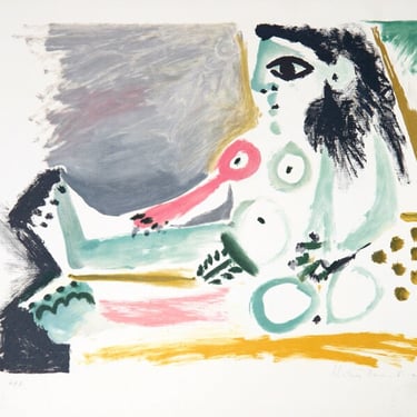 Femme Nu Assise, Pablo Picasso (After), Marina Picasso Estate Lithograph Collection 