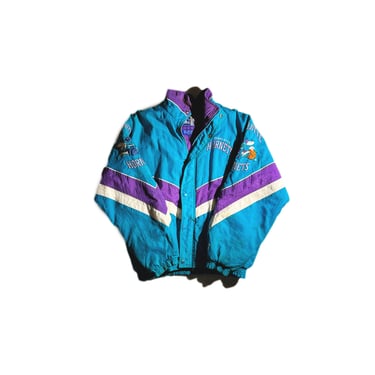 Charlotte Hornets Jacket 90s Basketball Hooded Windbreaker Jacket 1990s  Streetwear, Shop Exile