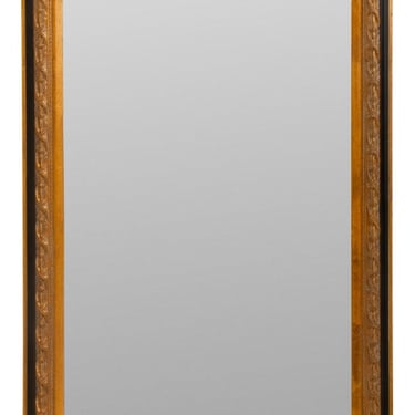 Modern Giltwood Mirror with Beveled Glass