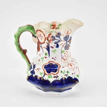 19th Century Gaudy Welsh Allertons Jug 