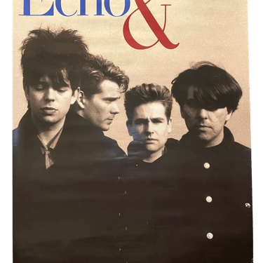 Vintage Echo & The Bunnymen Promo Poster 1987