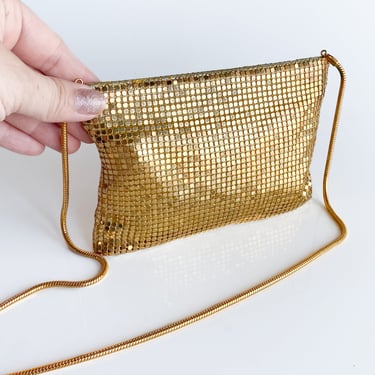 Y2K Gold Chainmail Mini Purse