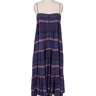 Apiece Apart Seersucker Tartan Dress