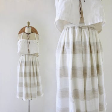 natural stripe skirt 25-30 