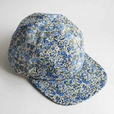 Blue Floral Baseball Hat