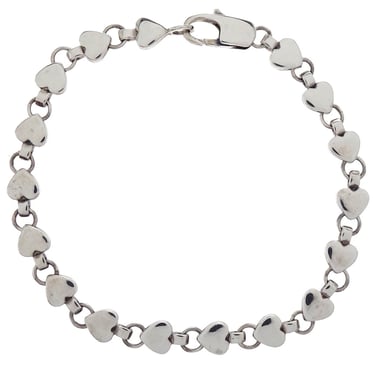 Tiffany &amp; Co. Heart Link Bracelet SV925