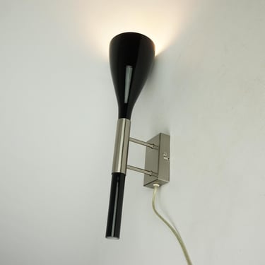 Wall lamp by the Swedish company LampGustaf, Industrial Wall Lighting,Lamp with a glass shade,Mid Century sconce,Swedish design,Modern lamp 