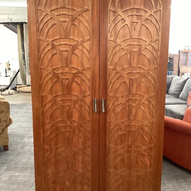 Oversized Cherry Armoire w/ Safe