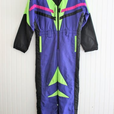 1980s - Obermeyer - Ski Suit - Marked sie 18 Junior 
