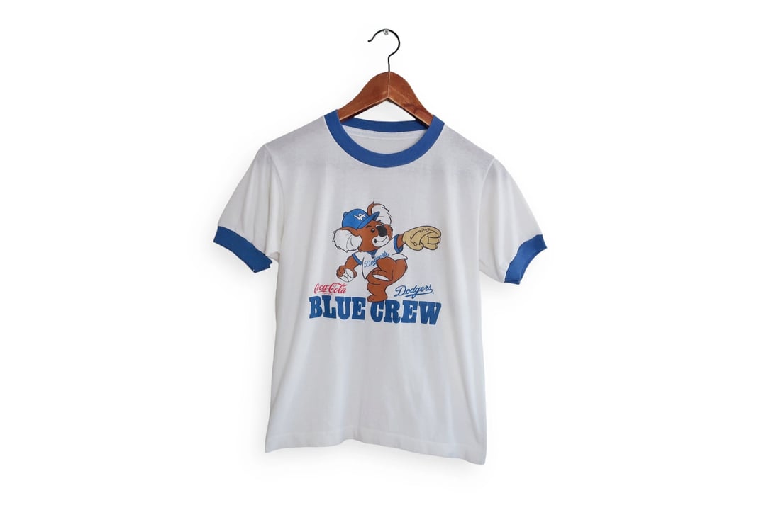 Vintage 80s Champion LA Dodgers T-shirt XLarge Baseball Retro