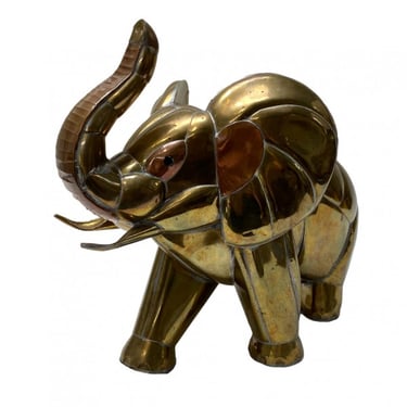 Sergio Bustamante Brass and Copper Elephant