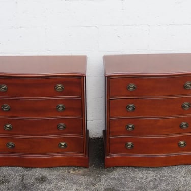 1940s Small Dressers Large Nightstands End Side Bedside Tables a Pair 5324