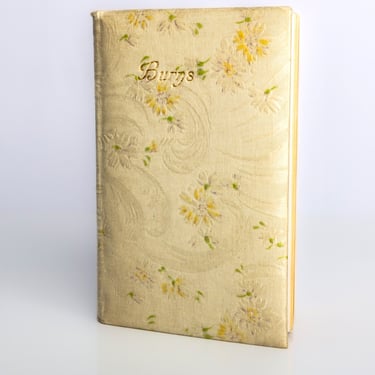 Selected Poems of Robert Burns | Antique Special Edition Printed 1892 | Floral Cloth Cover 