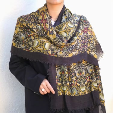 Wool Silk Scarf in Antonia