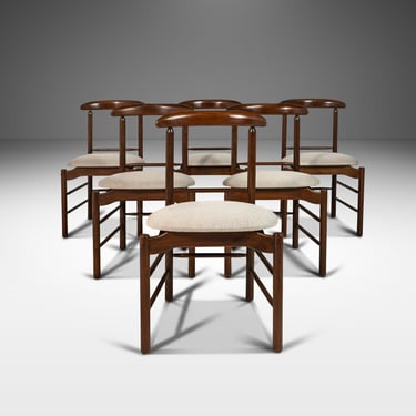 Set of Six (6) Dining Chairs by Greta Magnusson Grossman for Glenn of California, USA, c. 1954 