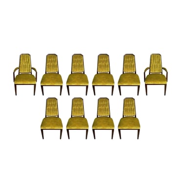Set of 10 Vintage Monteverdi Young Chairs &amp; Armchairs, c. 1950's